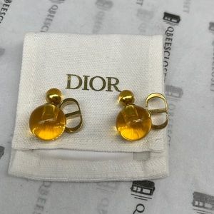 Dior Tribal Resin Earrings